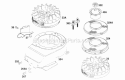 Blower Hsg Flywheels Diagram and Parts List for 126782-0148-01  Briggs and Stratton Engine